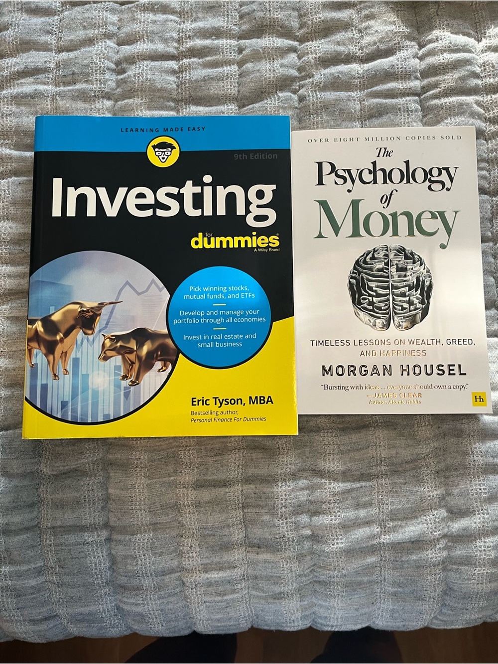 Book Bundle ~Investing for Dummies + The Psychology of Money -
